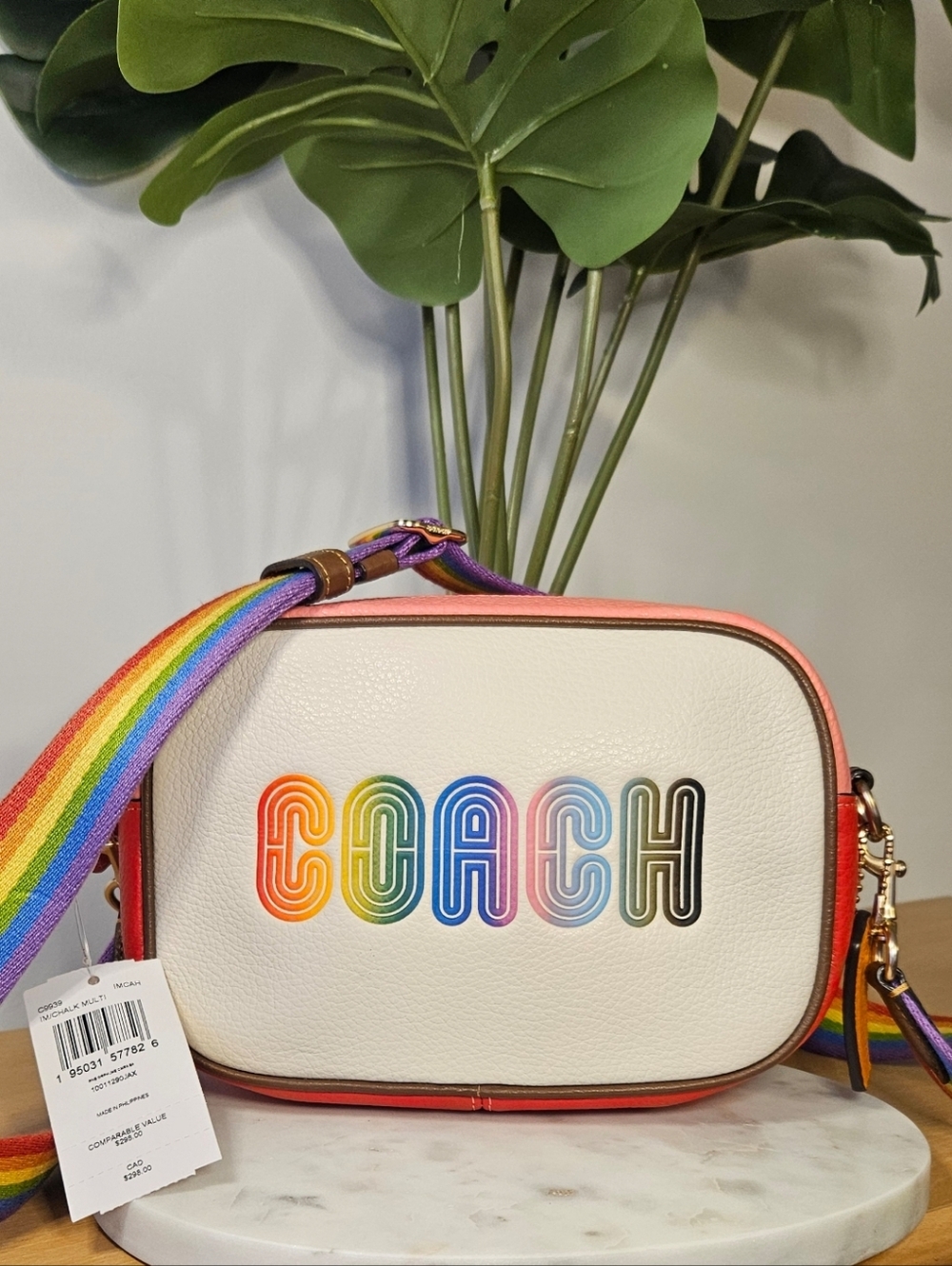 COACH Rainbow Mini Jamie Camera Bag 🌈